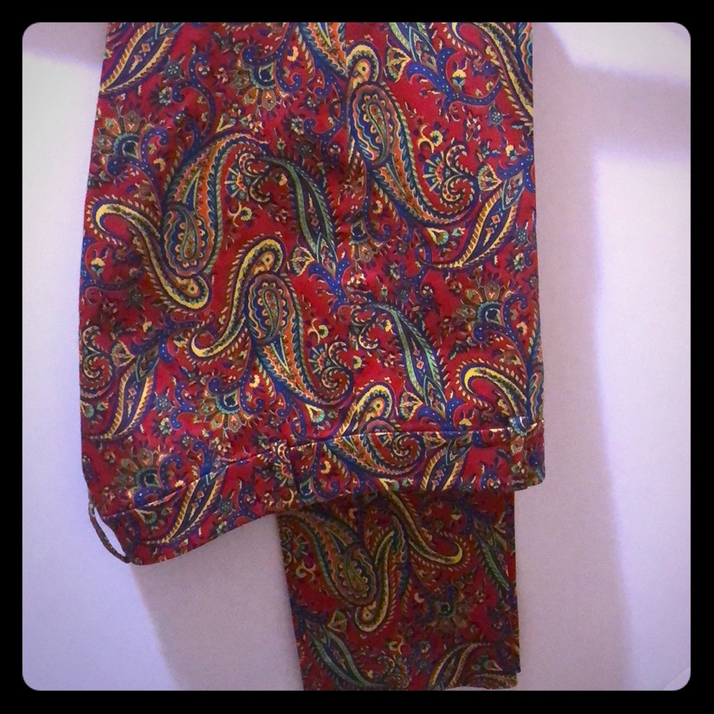 Like new Lauren Ralph Lauren Paisley pant